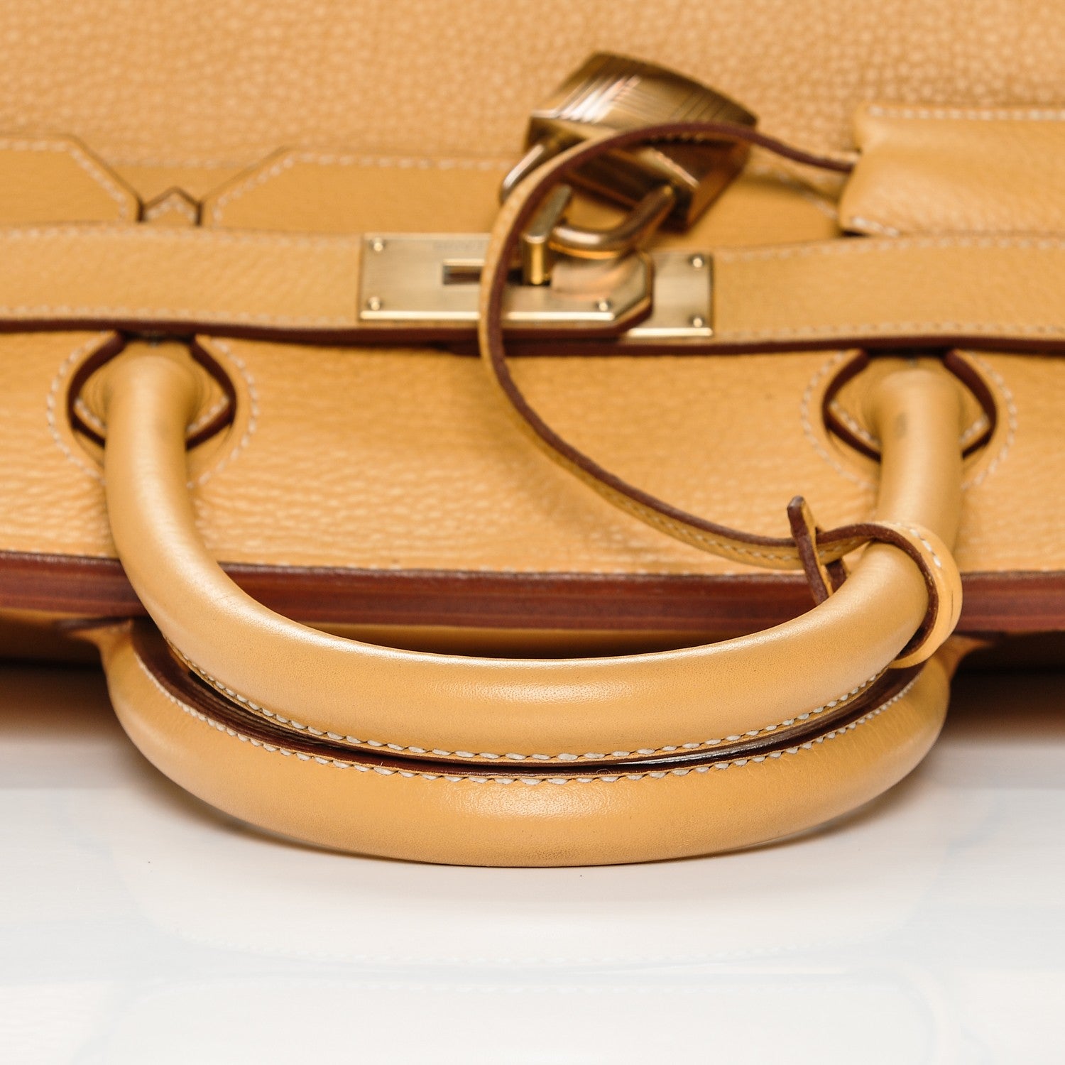 Hermes Fjord HAC Birkin 45 Natural Sable 10 of 18