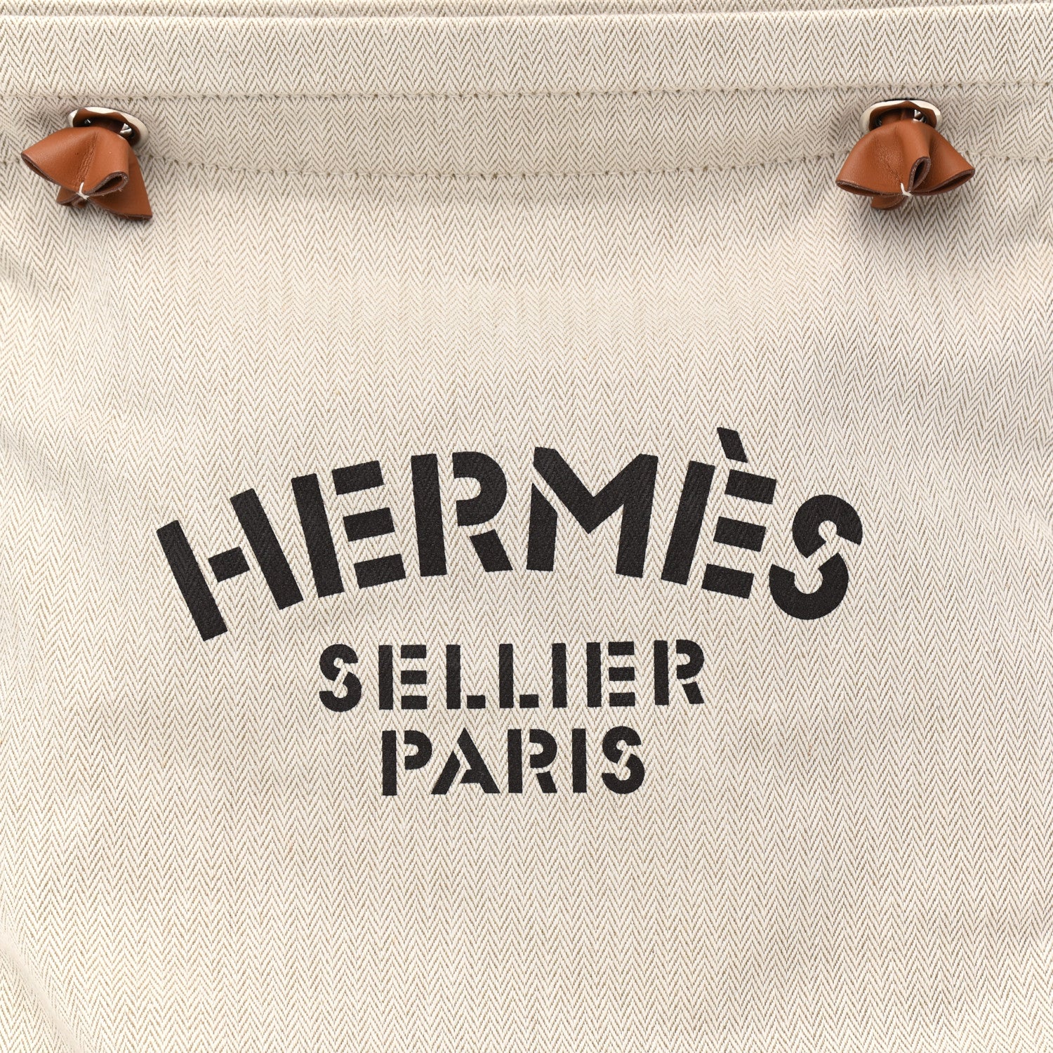 Hermes Canvas Swift Aline Grooming Bag Gold 6 of 6