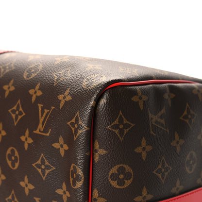 Louis Vuitton Calfskin Monogram Keepall Bandouliere 50 Coquelicot 8 of 10