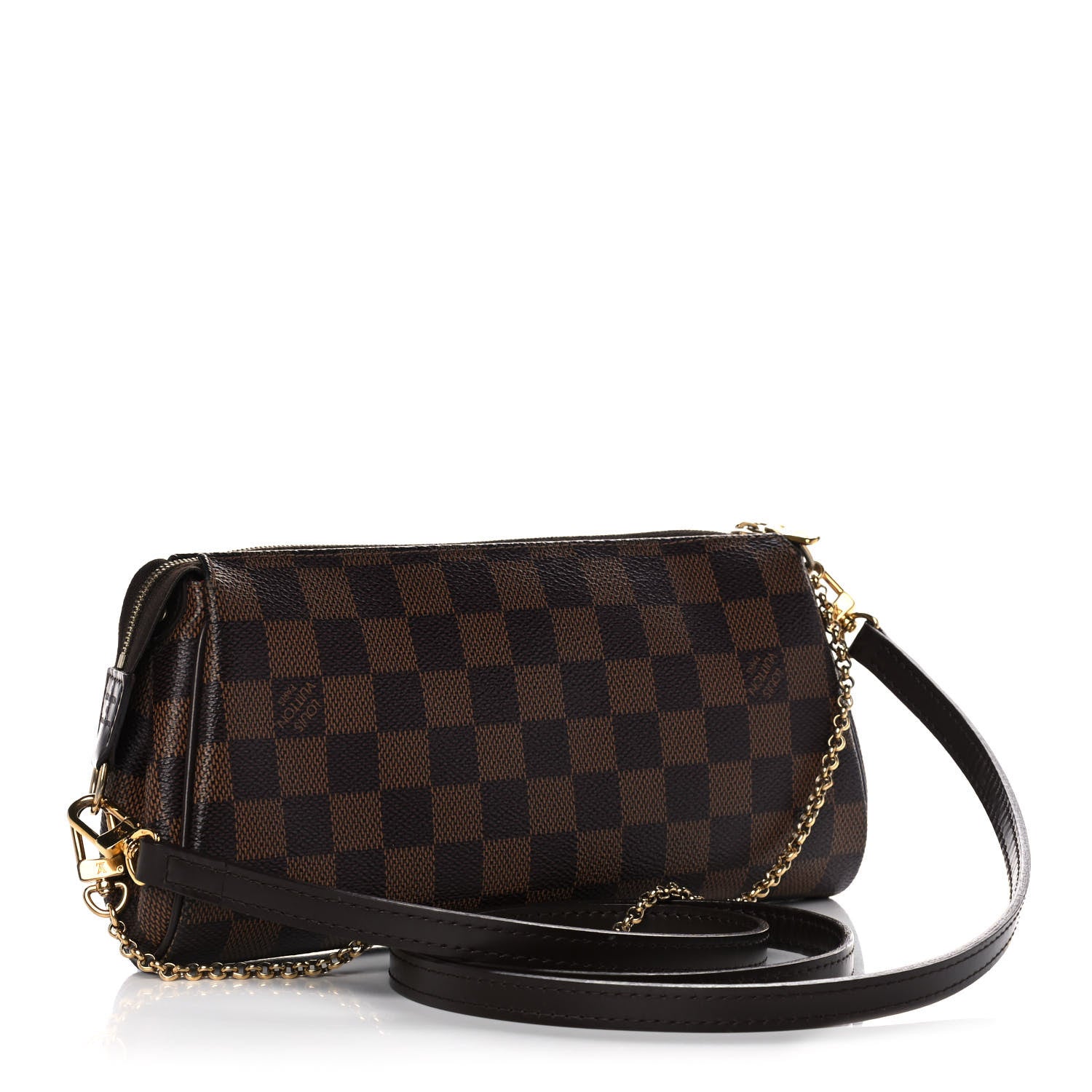 Louis Vuitton Damier Ebene Eva Clutch 3 of 13