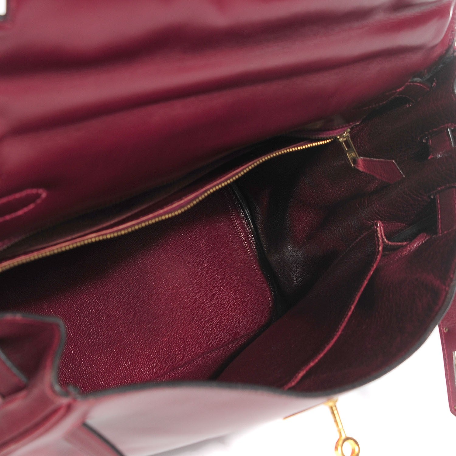 Hermes Box Kelly Retourne 32 Rouge H 9 of 23
