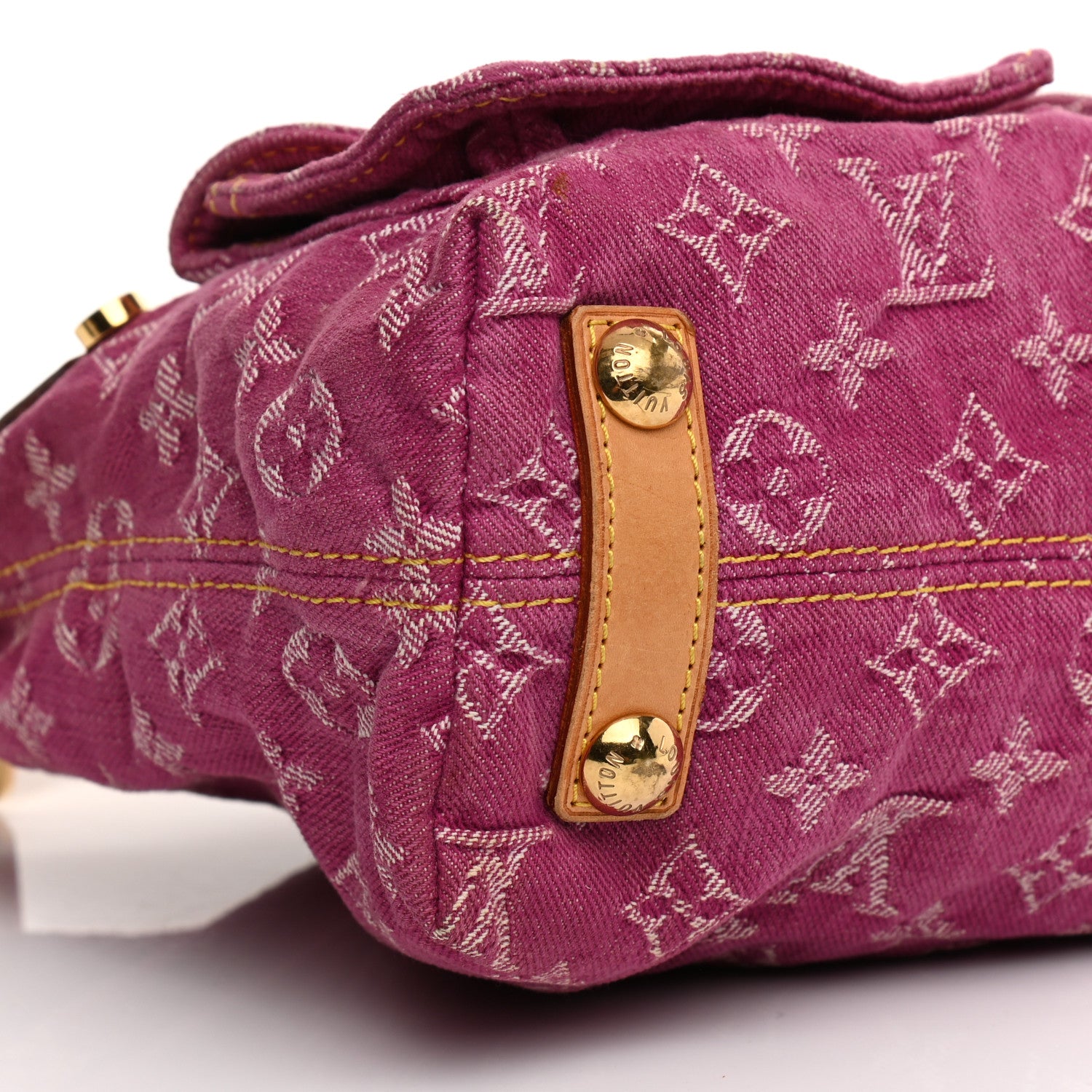Louis Vuitton Denim Baggy PM Fuchsia 17 of 25
