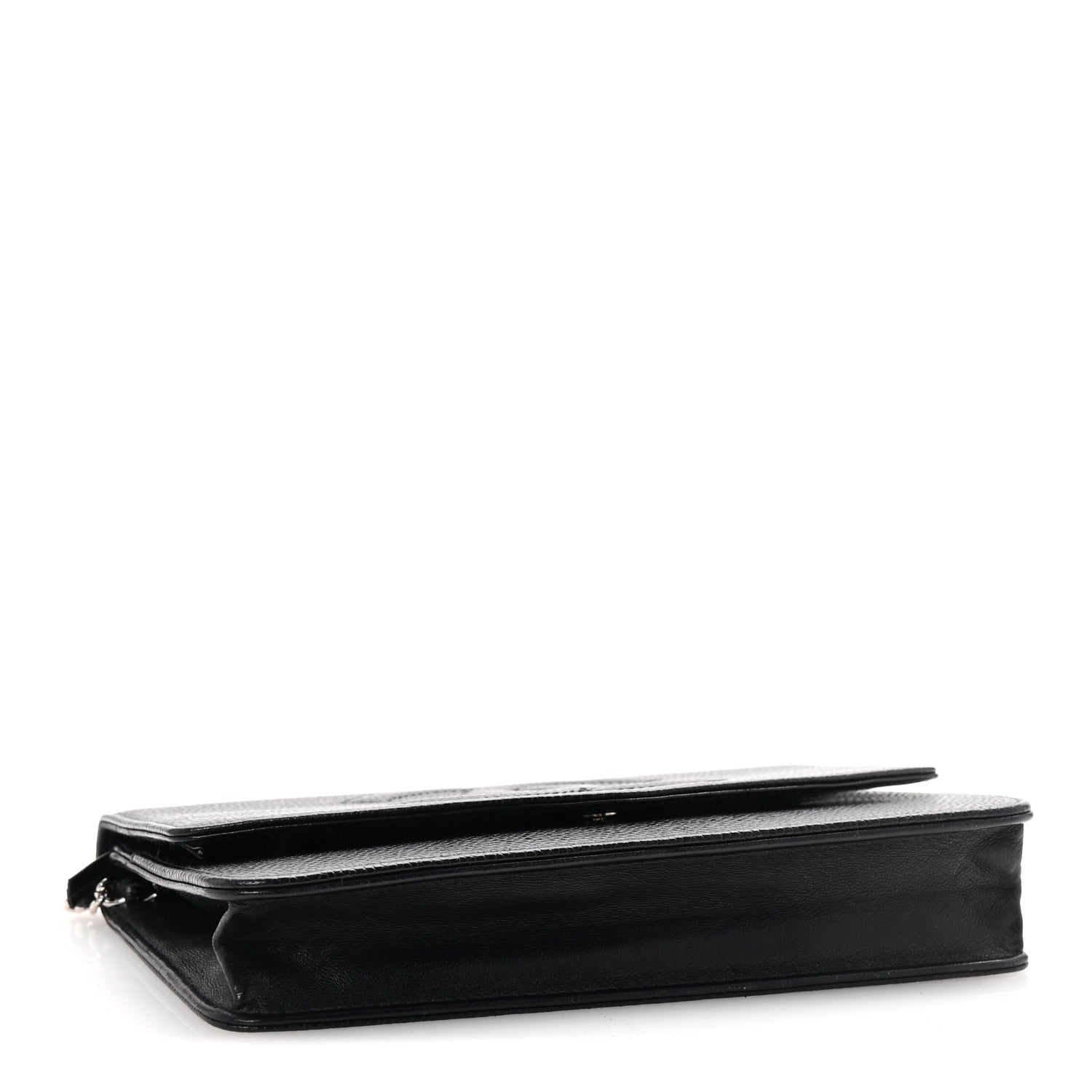 Chanel Caviar Timeless CC Wallet On Chain WOC Black 4 of 12