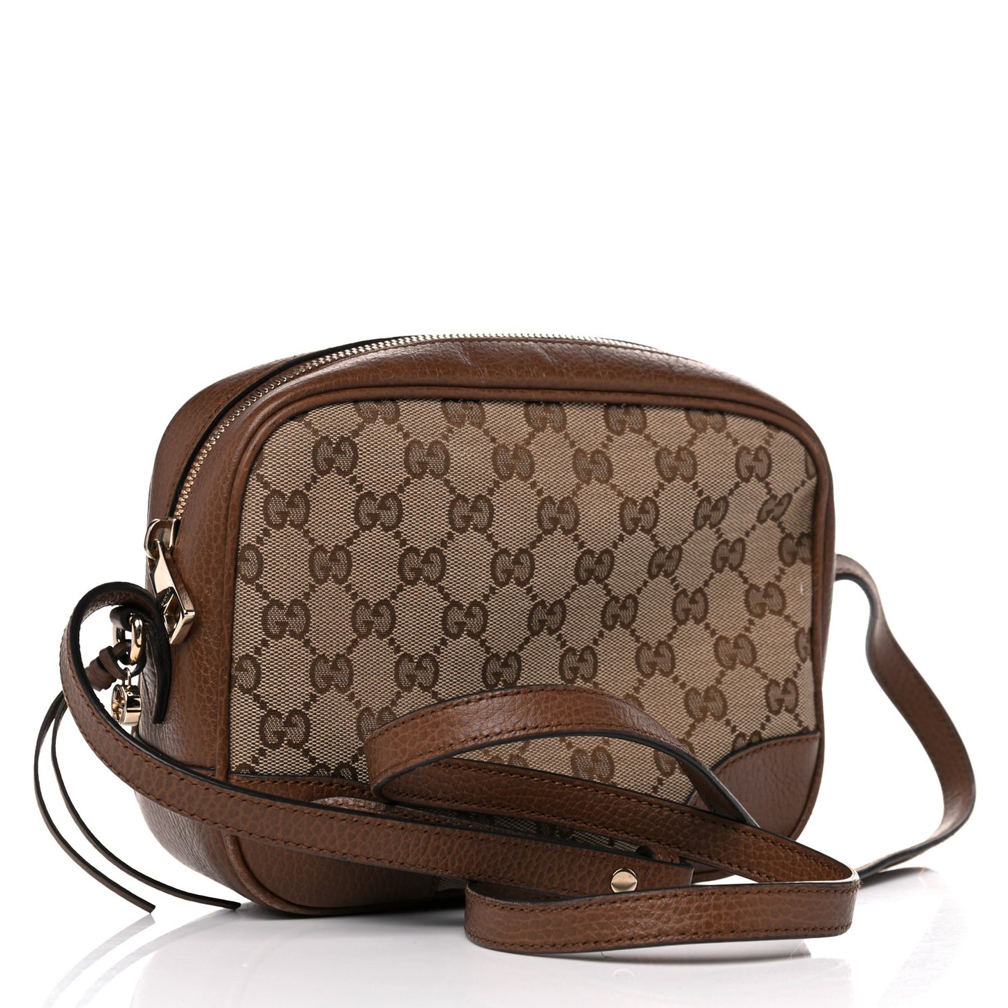 Monogram Mini Bree Messenger Bag Beige Tabacco