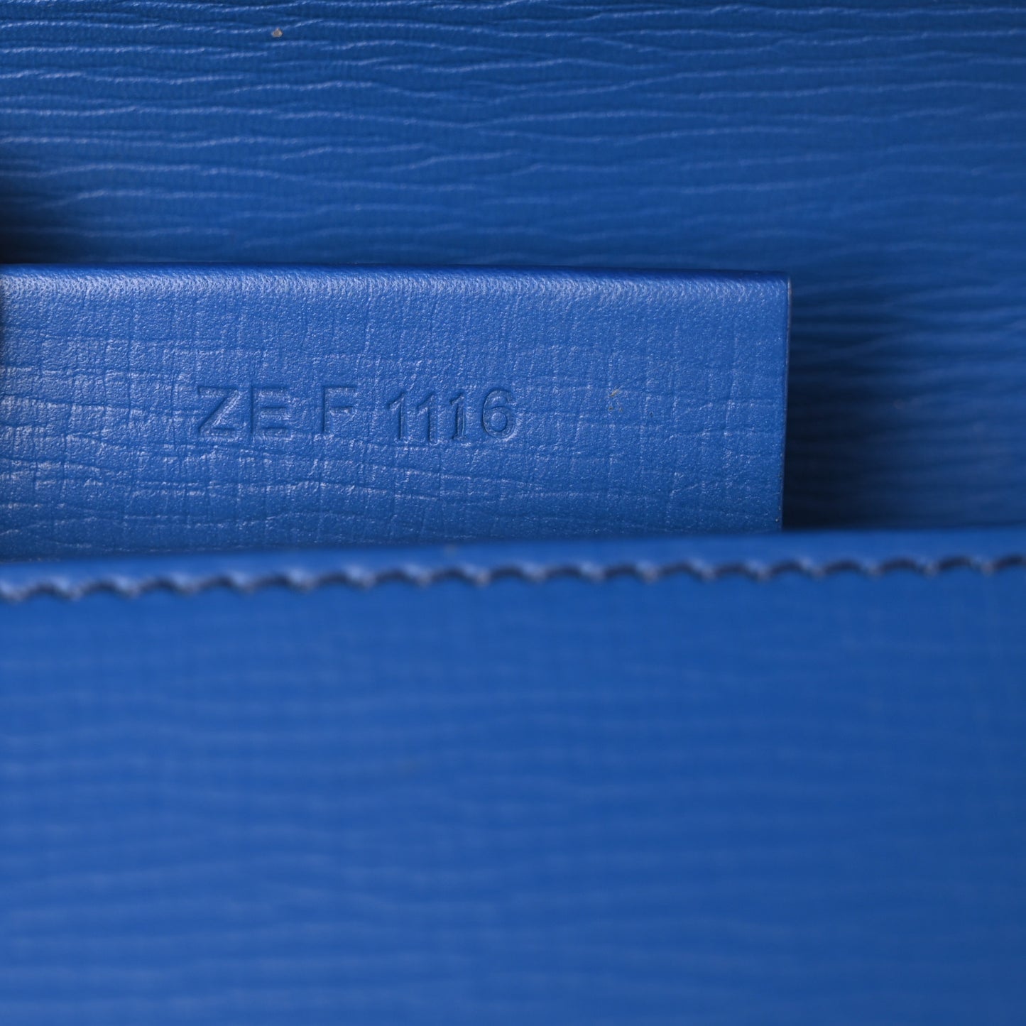 Textured Calfskin Mini Pandora Box Chain Crossbody Bag Blue