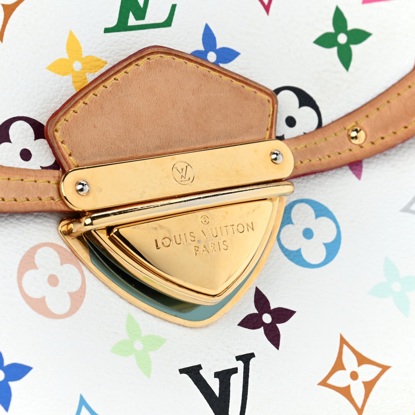 Monogram Multicolor Beverly MM White