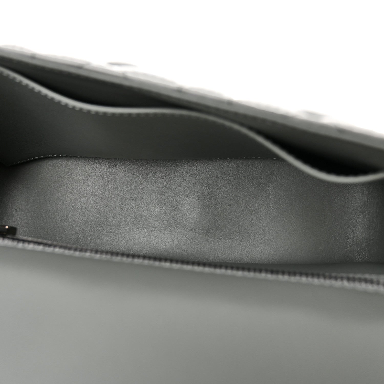 Christian Dior Calfskin Macrocannage Medium Caro Bag Iron Grey 5 of 10