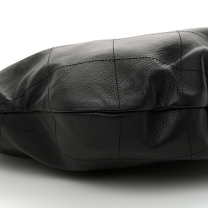 Chanel Calfskin Quilted Maxi Chain Hobo Black 9 of 10