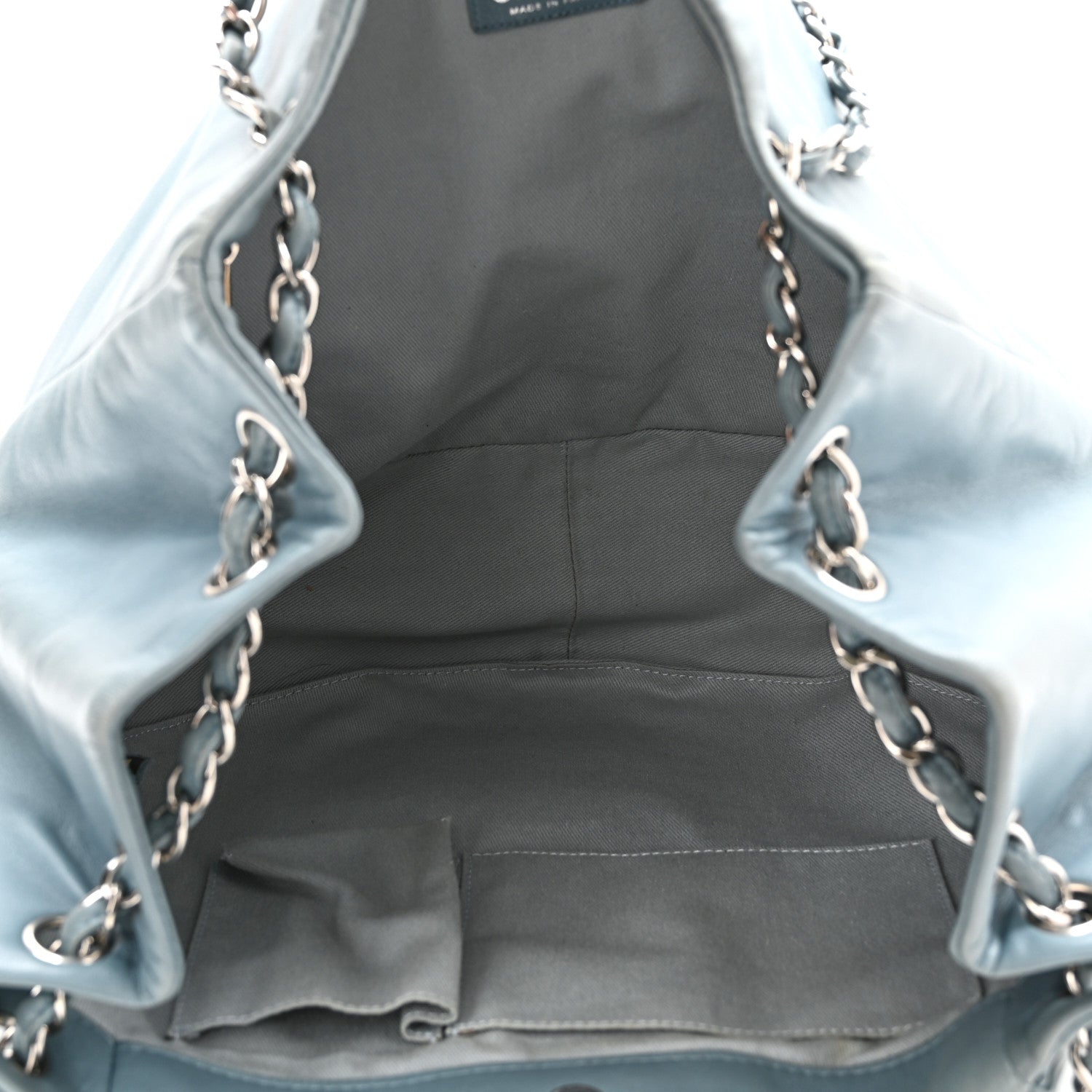 Chanel Lambskin Sensual Hobo Blue 5 of 10