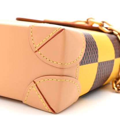 Louis Vuitton Damier Pop Nano Steamer Yellow 9 of 10