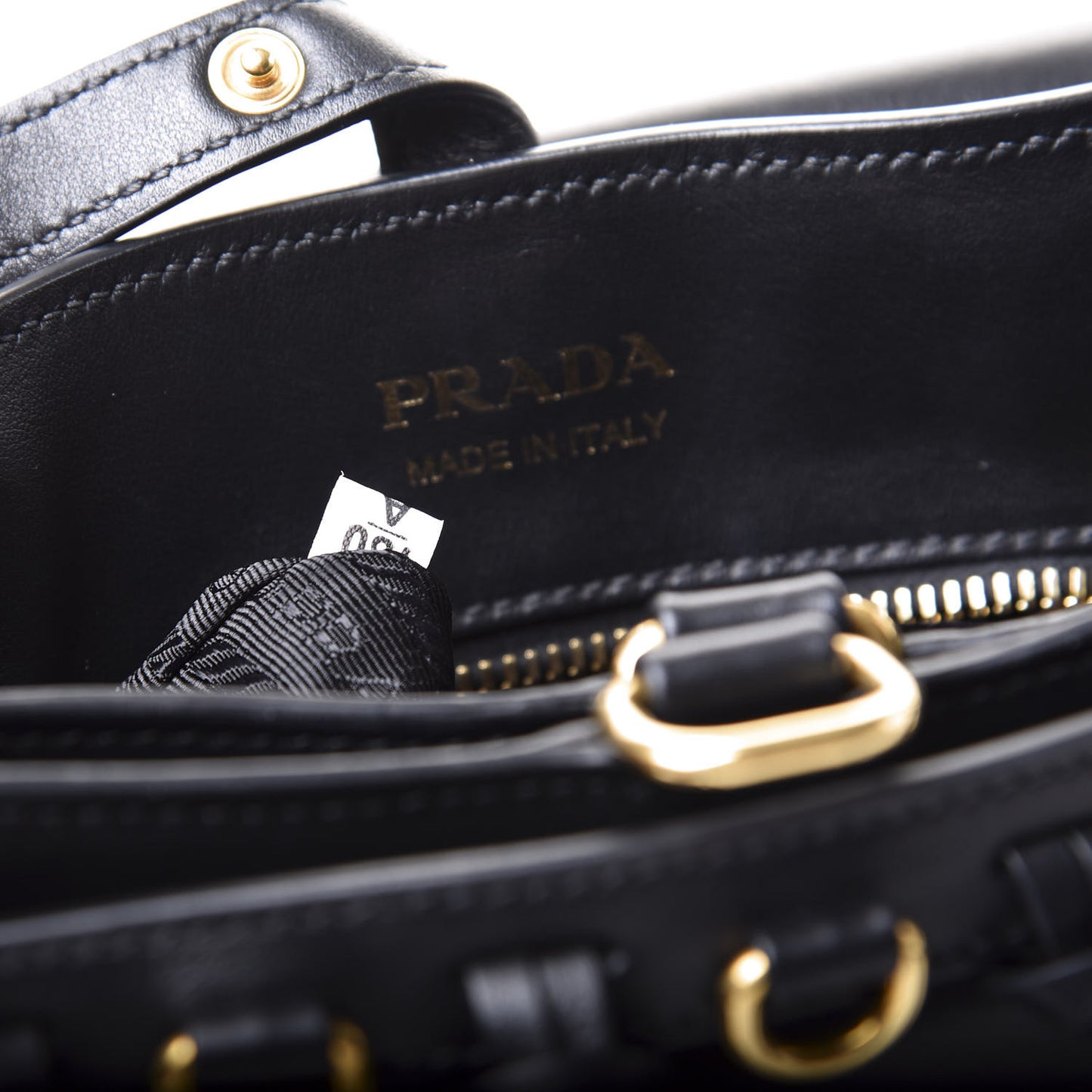 Saffiano Cuir Calf Corsaire Bag Black