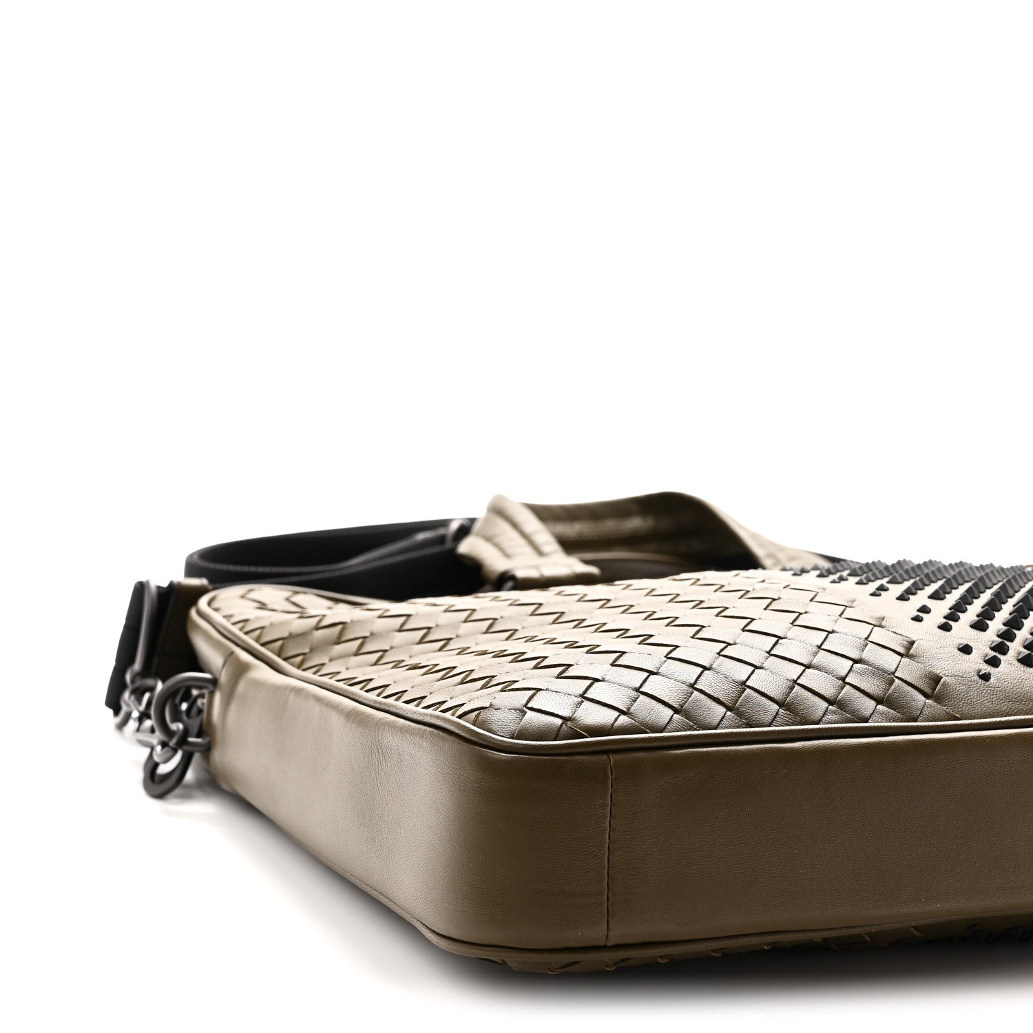Bottega Veneta Nappa Intrecciato Medium Briefcase Khaki 9 of 10