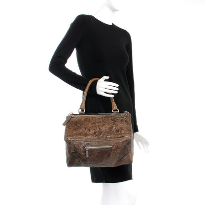 Givenchy Tumbled Sheepskin Medium Pandora Charcoal 3 of 8