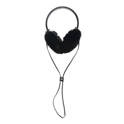 Gucci Guccissima Fur Ear Muffs Black 1 of 4
