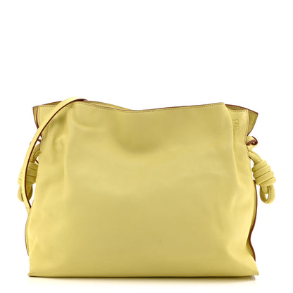 Loewe Calfskin Small Flamenco Knot Bag Yellow 1 of 11