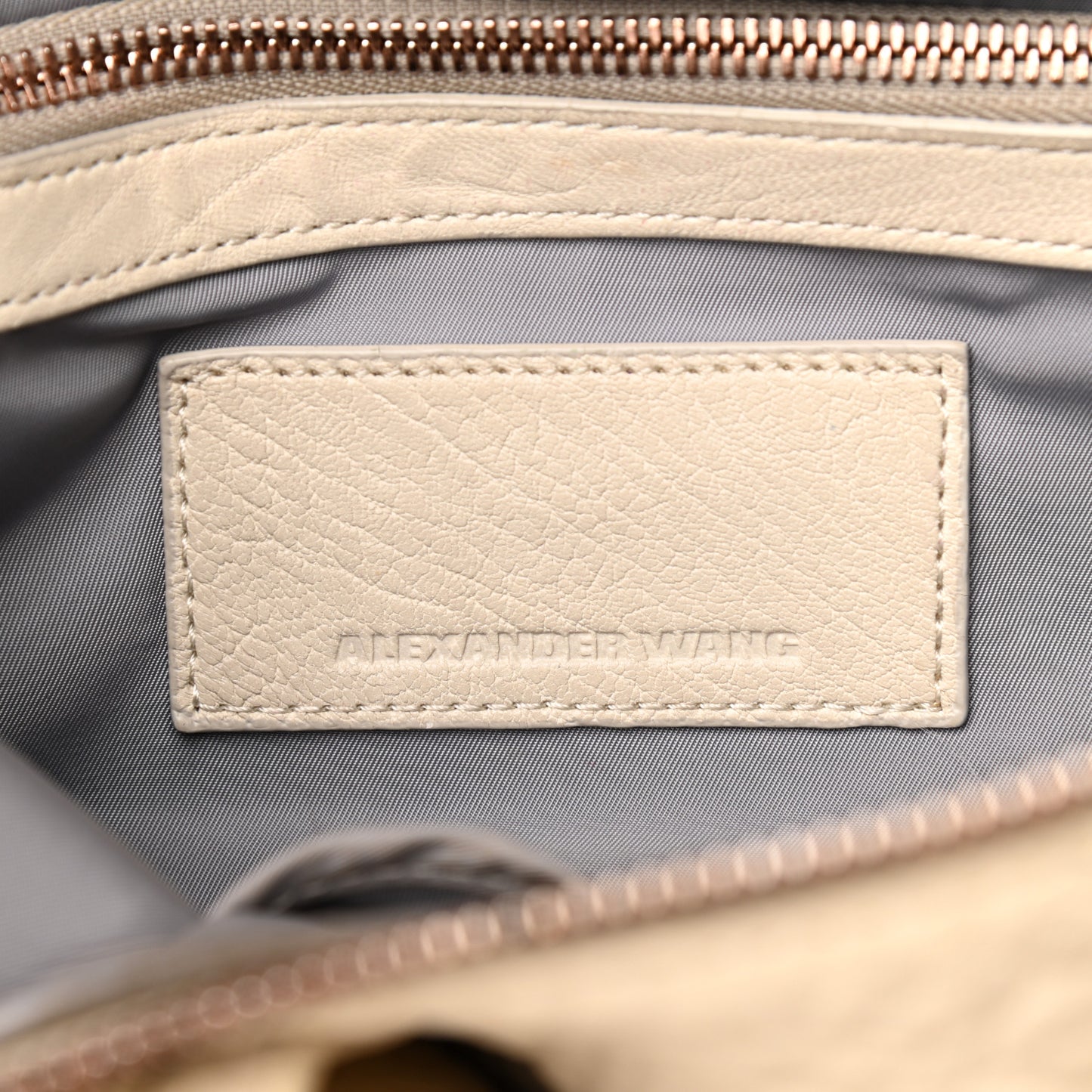 Pebbled Lambskin Rockie Dune Rose Gold Hardware