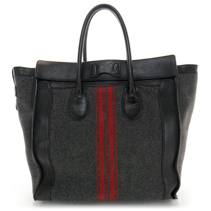 Celine Wool Racer Stripe Medium Luggage 11 of 15
