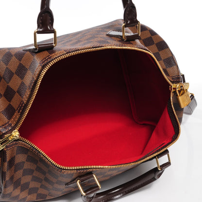 Louis Vuitton Damier Ebene Speedy Bandouliere 35 5 of 8