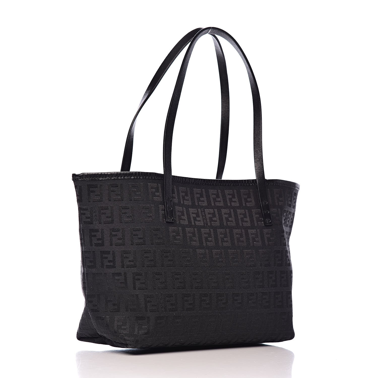 Fendi Zucchino Tote Black 4 of 11