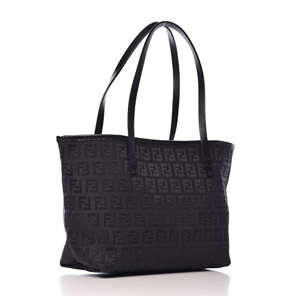 Fendi Zucchino Tote Black 4 of 11