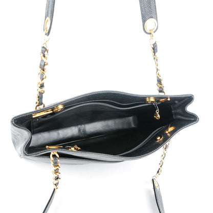 Chanel Caviar CC Shoulder Bag Black 5 of 9
