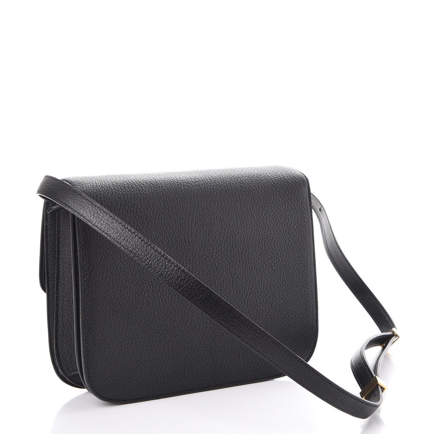 Celine Goatskin Medium Classic Box Flap Bag Black 3 of 7
