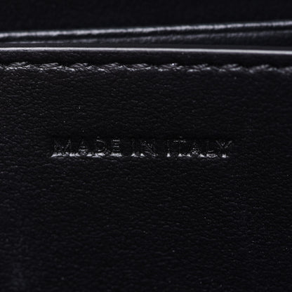 Celine Grained Calfskin Compact Zipped Wallet Black 6 of 7