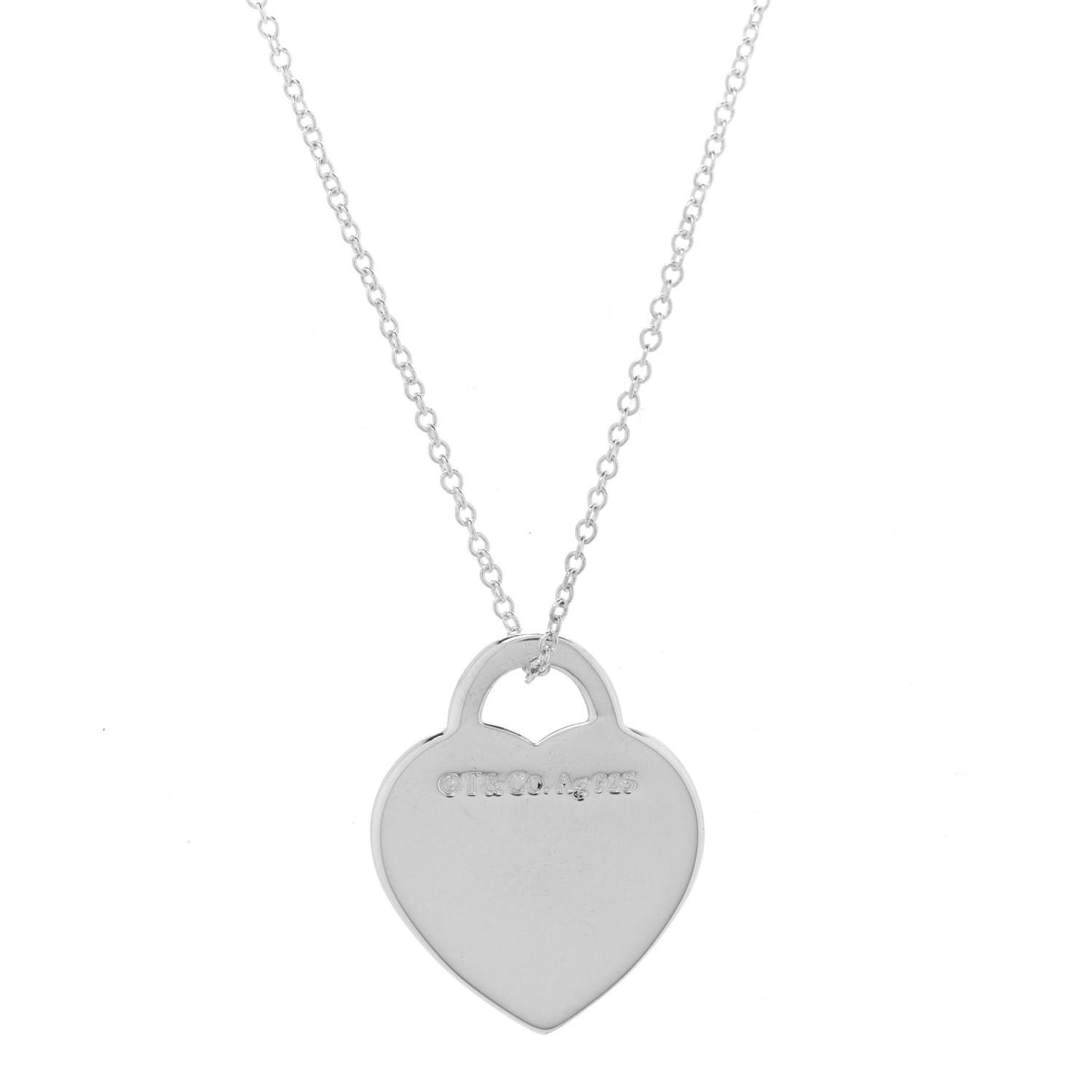 Sterling Silver Small Return to Tiffany Heart Pendant Necklace