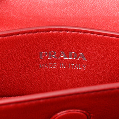 Prada Calf Hair Ostrich Leopard Print Medium Double Bag Miele Voyage 7 of 10