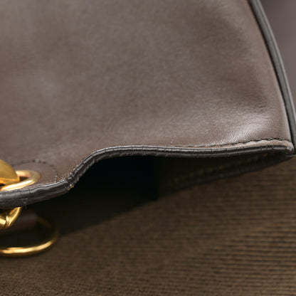 Celine Supersoft Calfskin Sangle Bucket Bag Wood 12 of 14