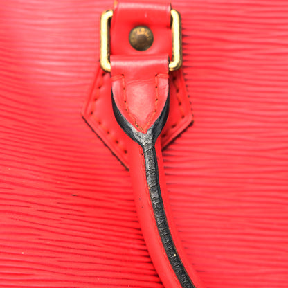 Louis Vuitton Epi Speedy 25 Castillan Red 12 of 15