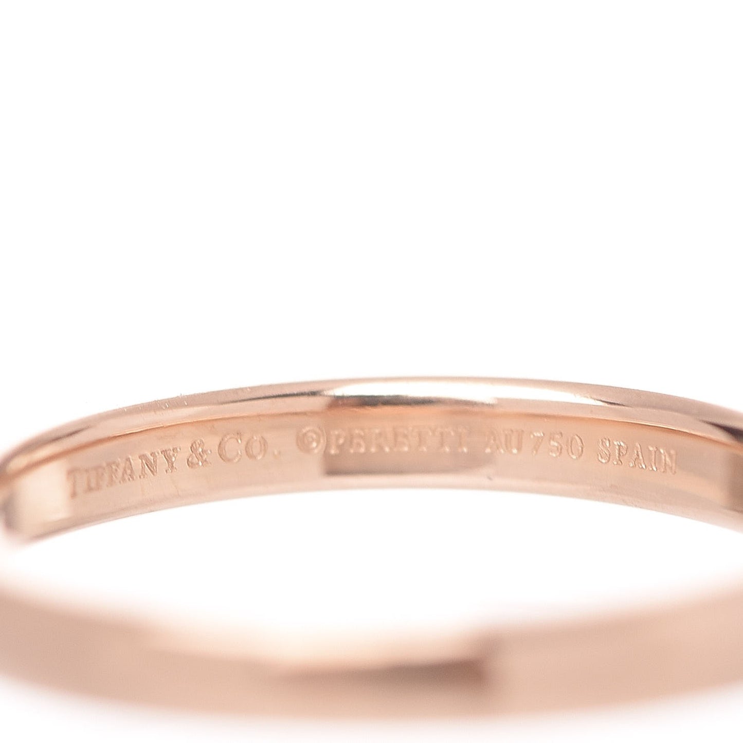 18K Rose Gold Elsa Peretti Stacking Band Ring 53.5 6.5