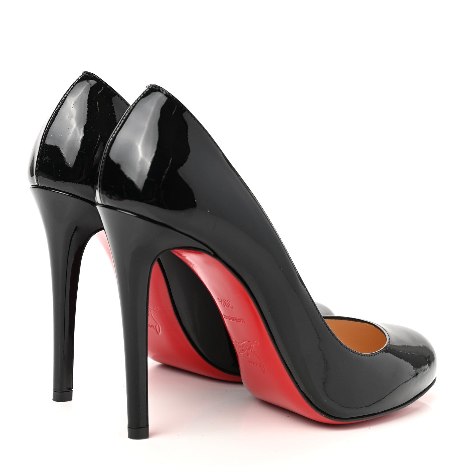 Christian Louboutin Patent Fifille 100 Pumps 39.5 Black 4 of 7