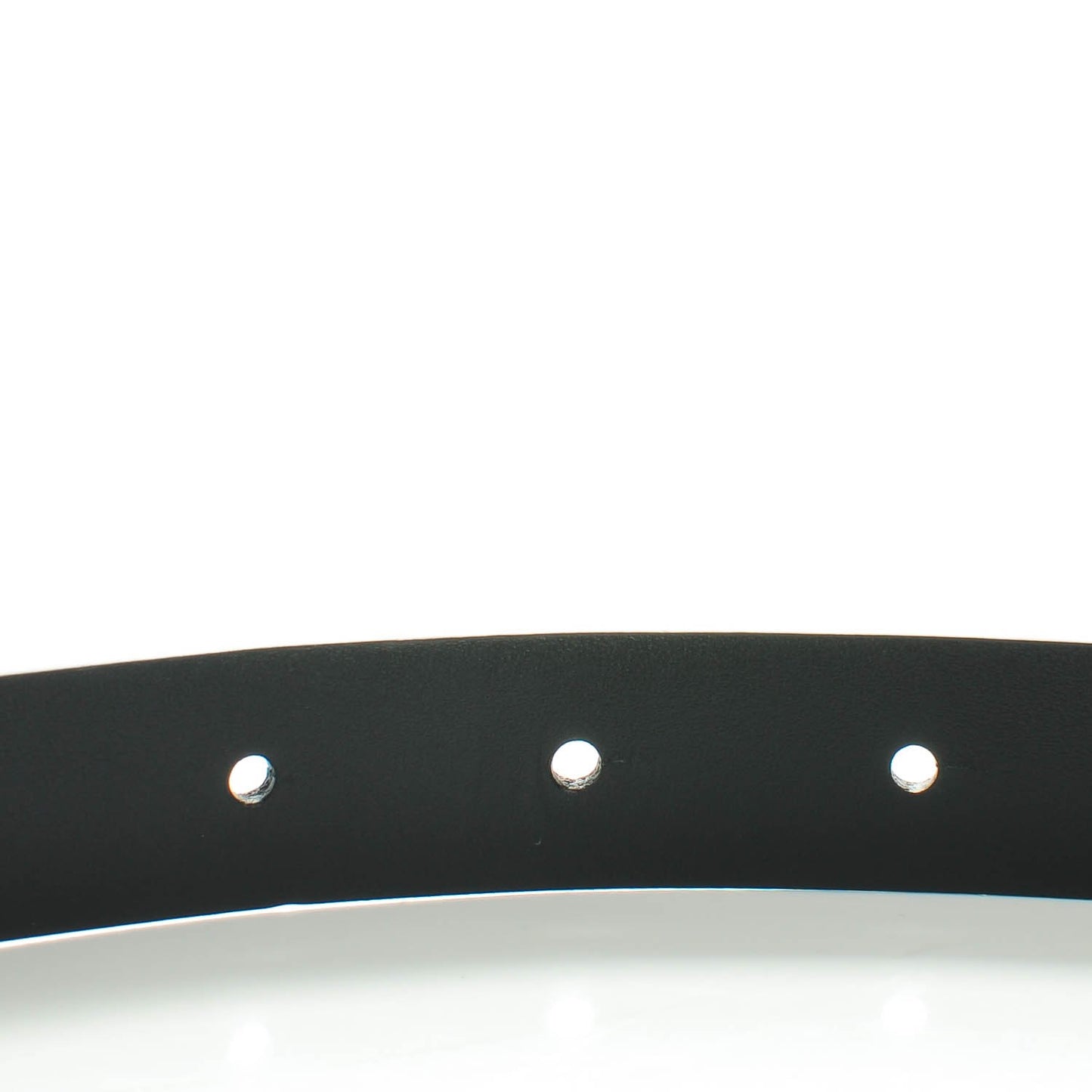 Patent CC Logo Skinny Belt 80 32 Black