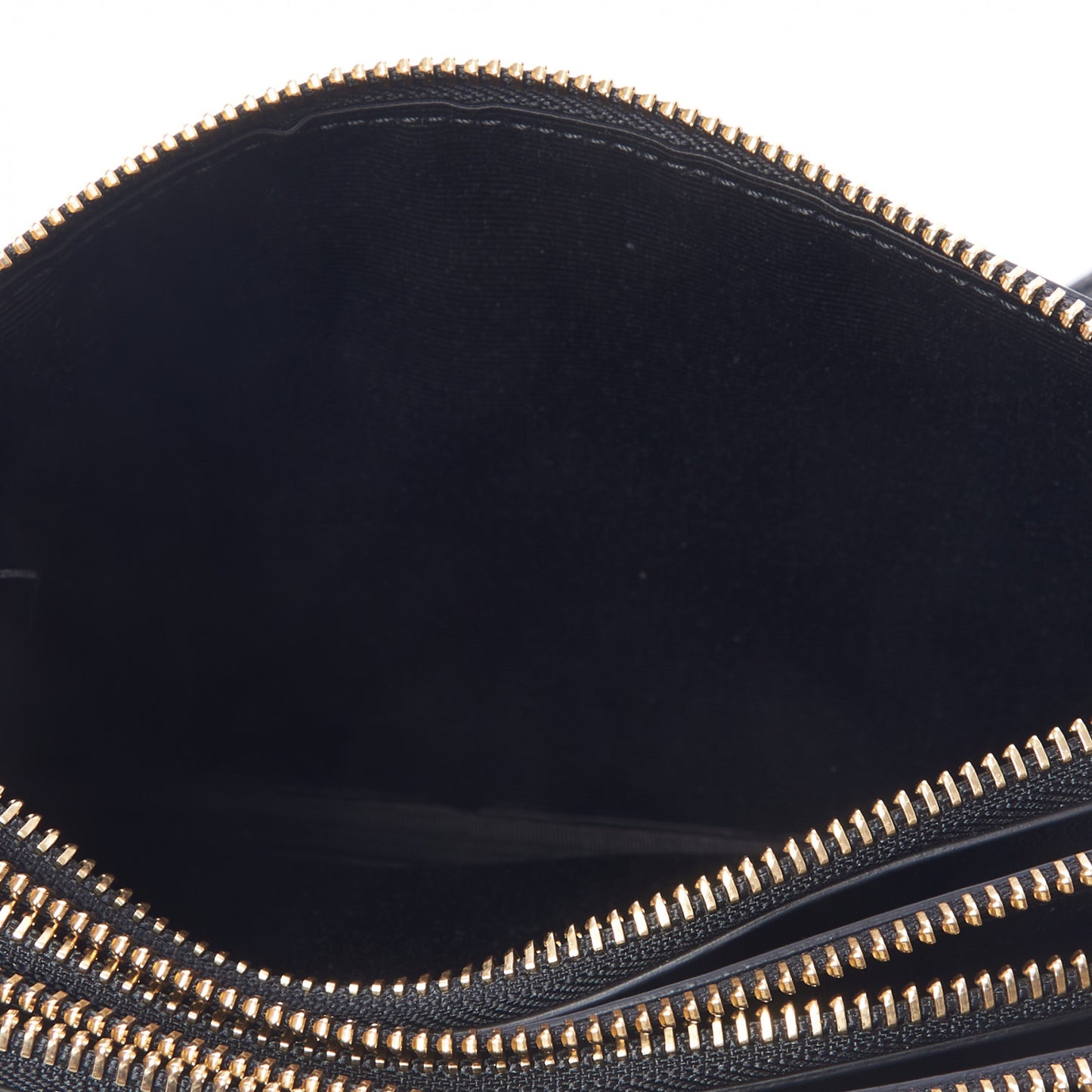 Lambskin Small Trio Crossbody Bag Black