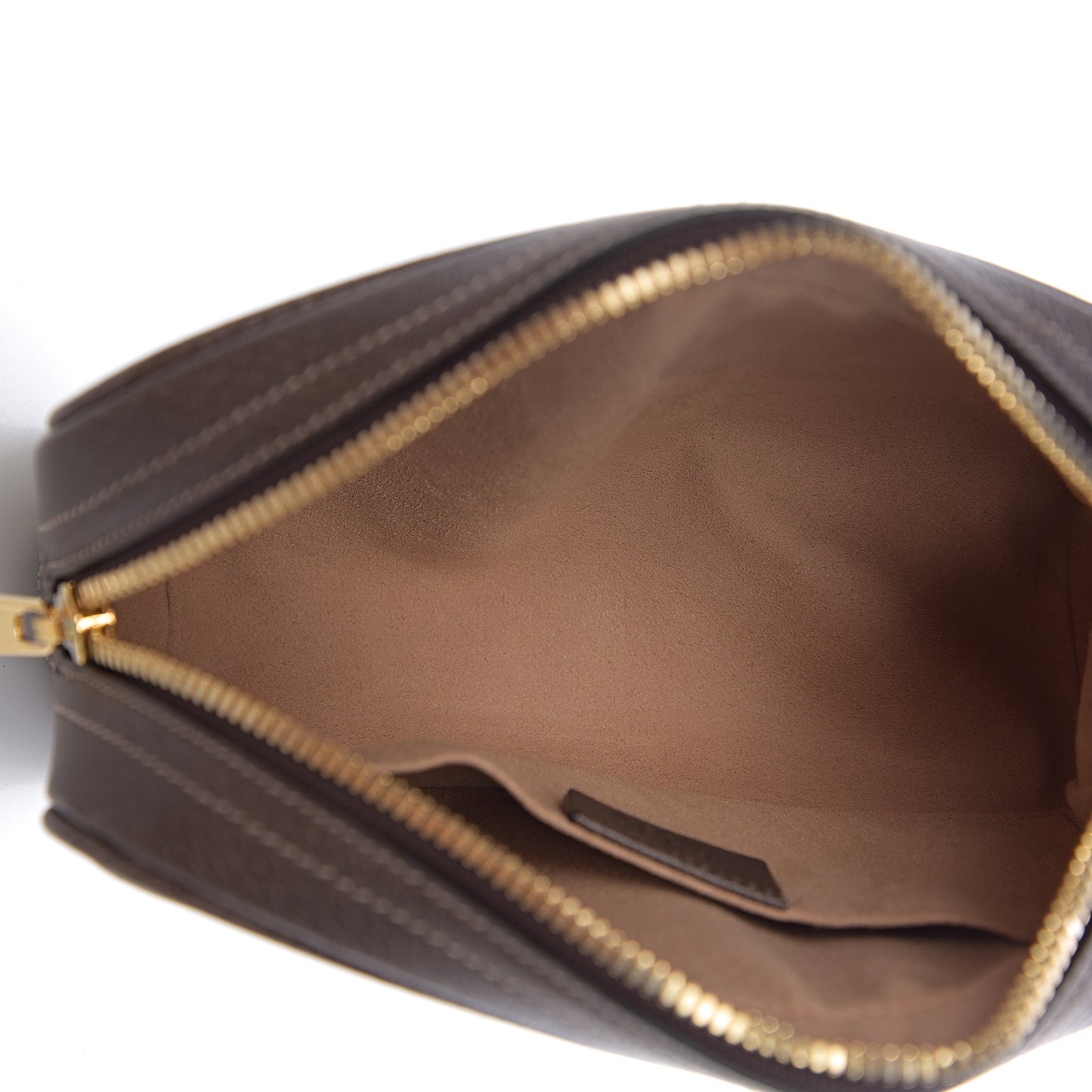 GG Supreme Monogram Web Small Ophidia Belt Bag 95 38 Dark Brown