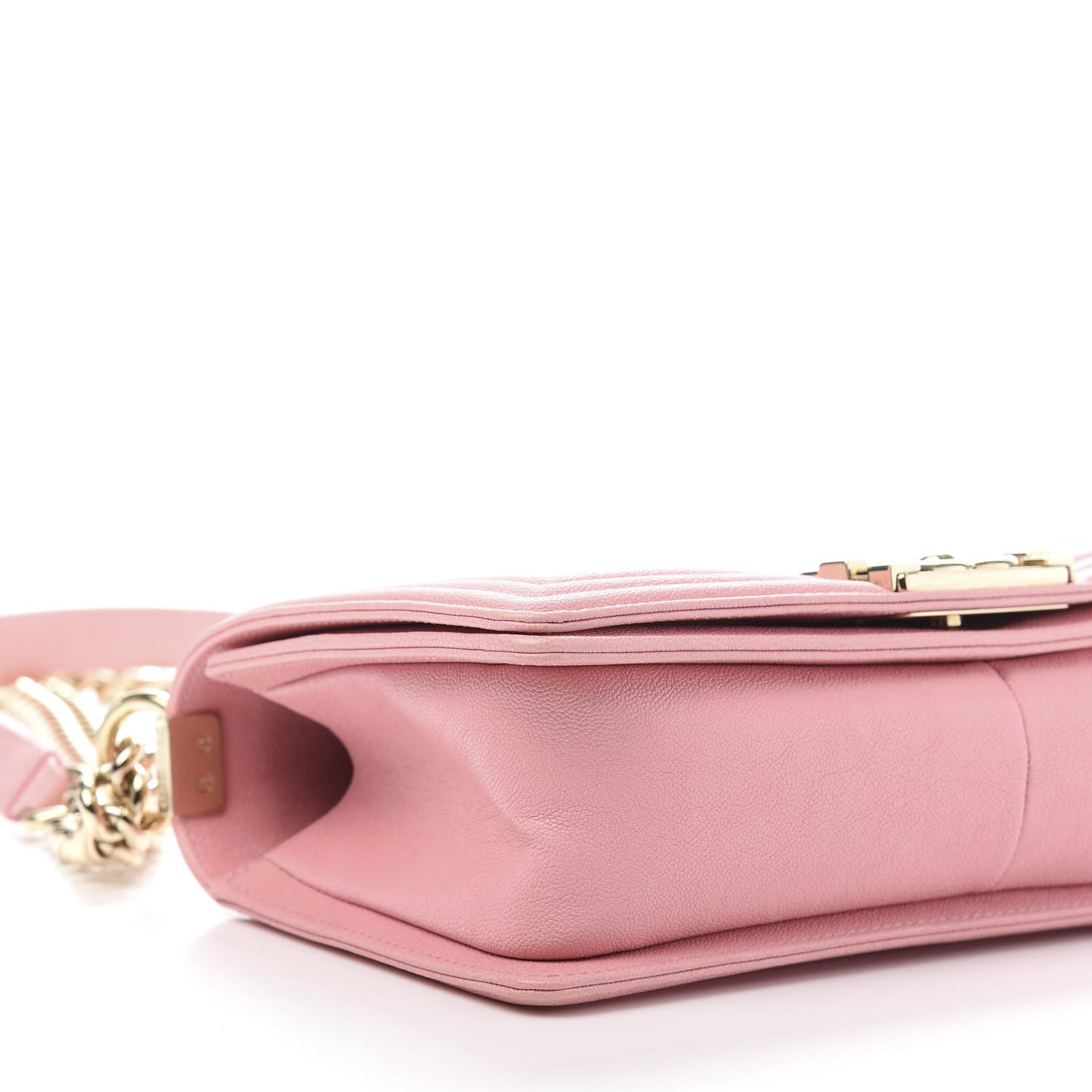 Caviar Quilted Medium Boy Flap Pink