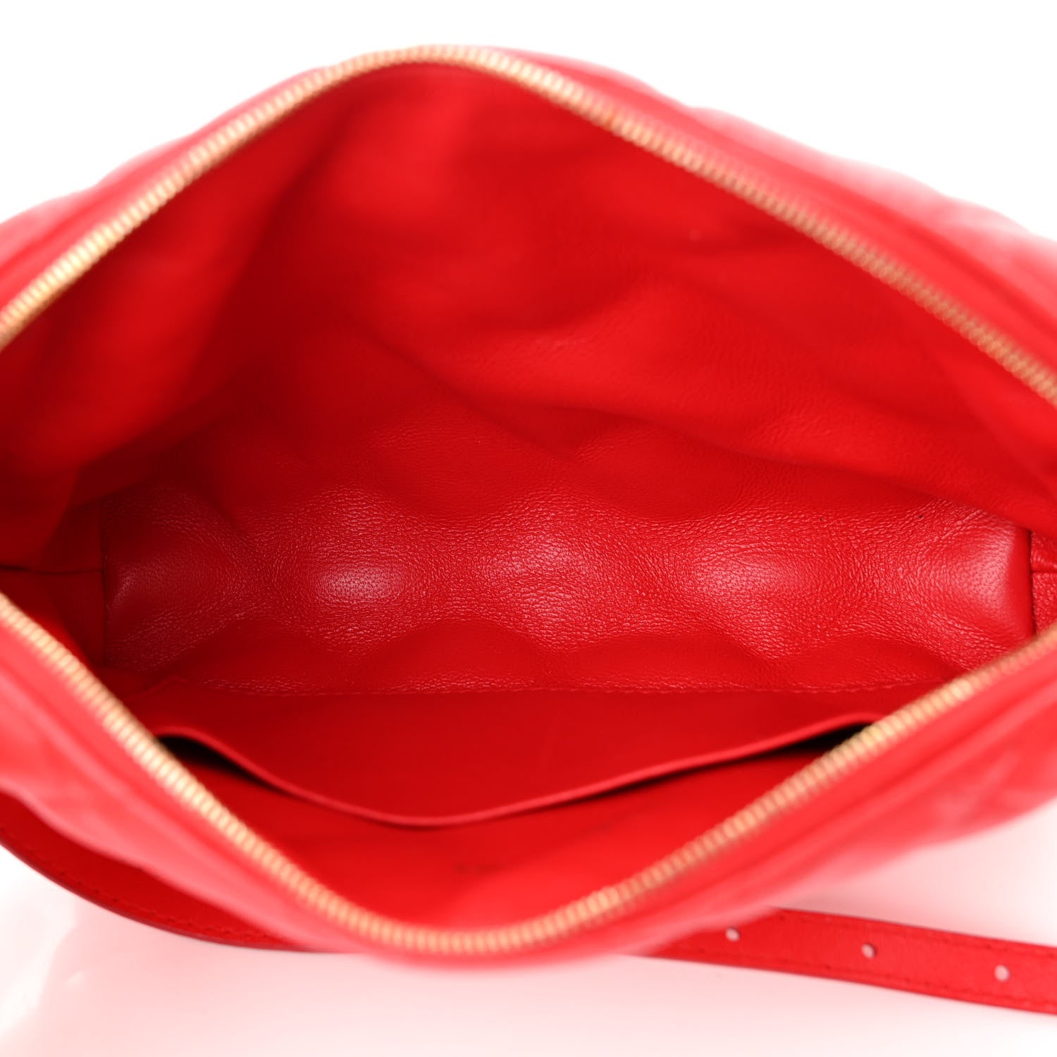 Balenciaga Nappa Calfskin Quilted Touch B Camera Shoulder Bag Bright Red 5 of 10