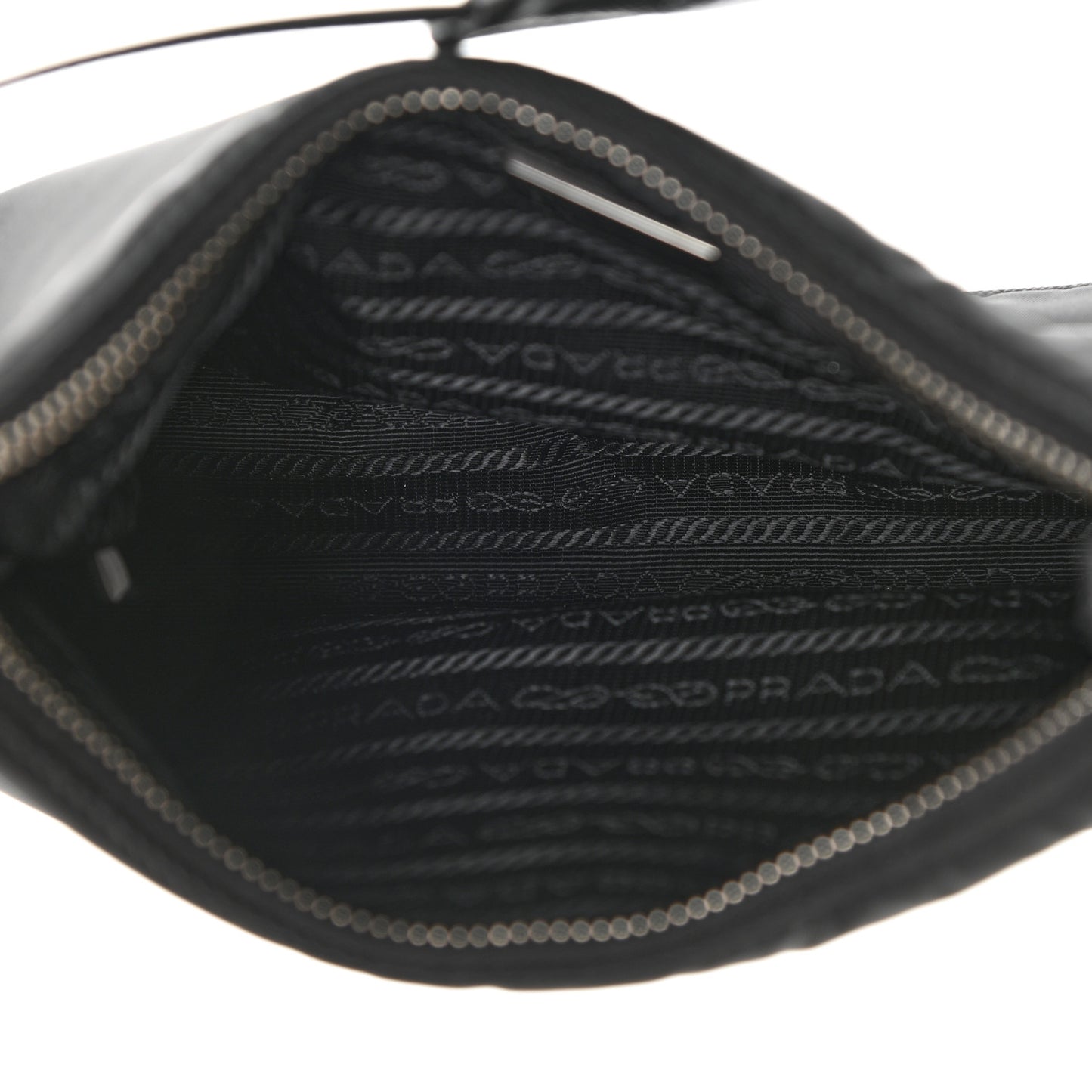 Tessuto Nylon Saffiano Mini Re-Edition 2005 Bag Black