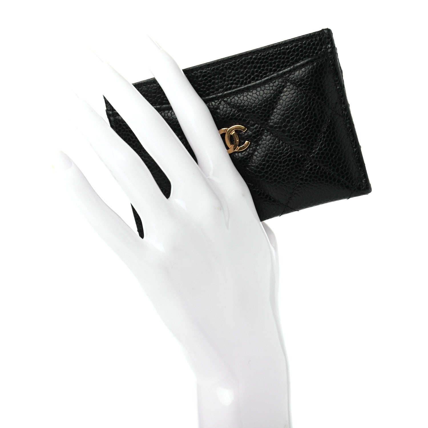 Chanel Caviar Quilted Card Holder Black 2 of 8