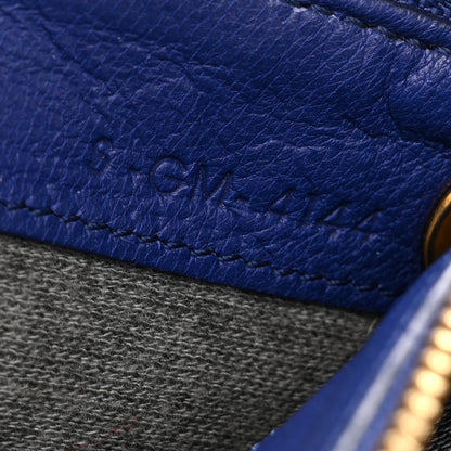 Celine Lambskin Large Trio Crossbody Bag Indigo 9 of 17