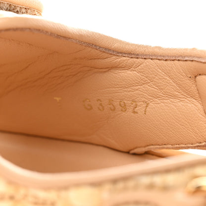 Chanel Braided Fabric Velcro Dad Sandals 37 Beige 8 of 10