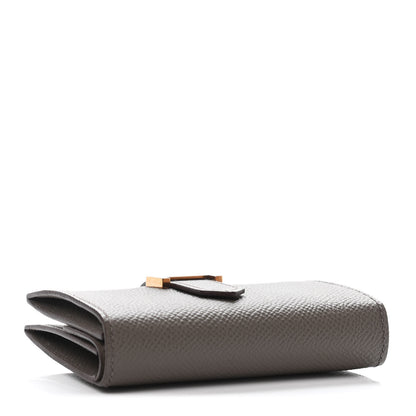 Hermes Epsom Mini Bearn Wallet Etain 3 of 4