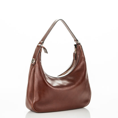 Gucci Calfskin Small Charmy Hobo Brown 3 of 7