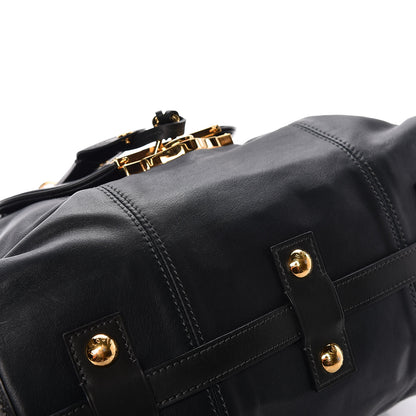 Louis Vuitton Calfskin Sac Louis Black 14 of 17