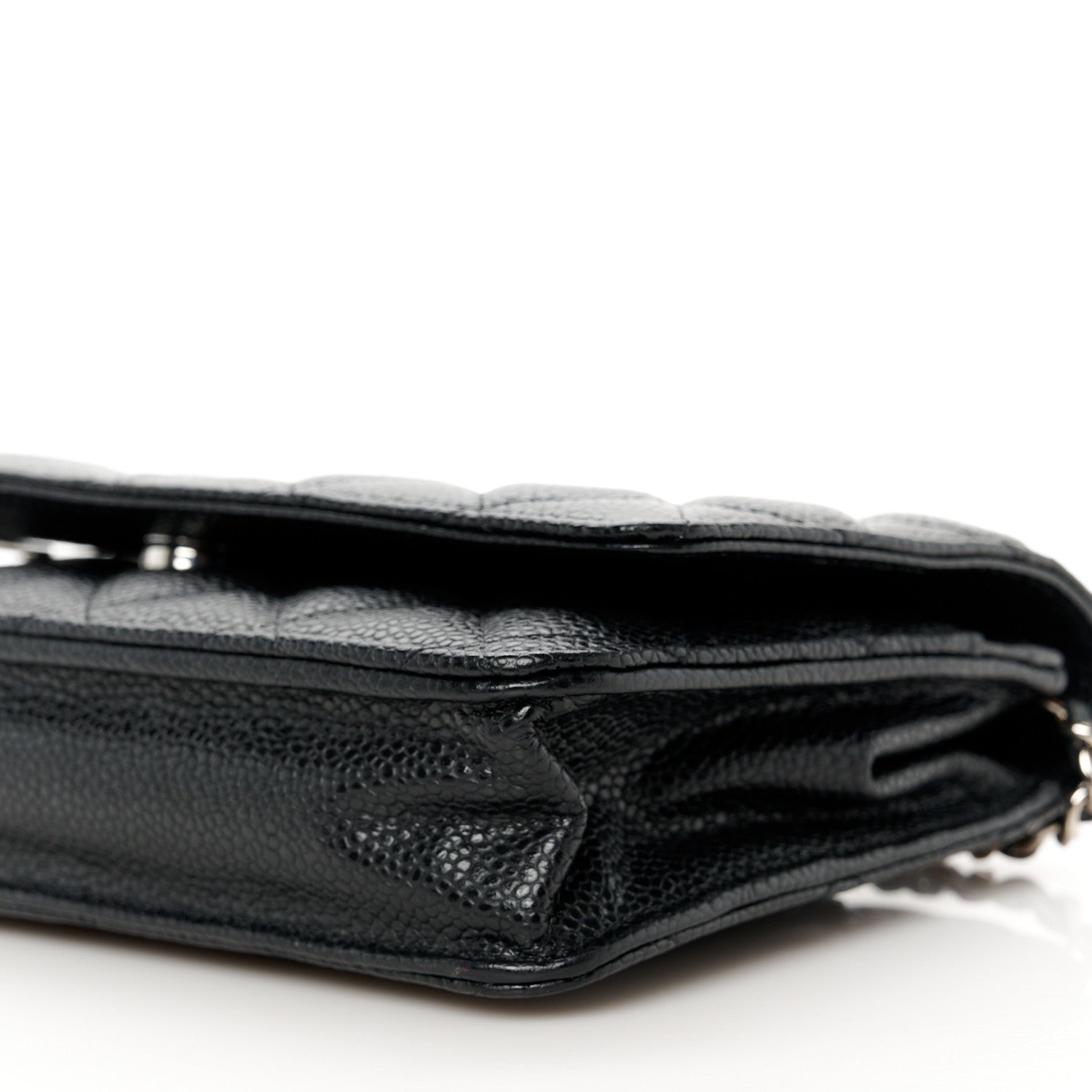 Chanel Caviar Quilted Wallet On Chain WOC Black 11 of 11
