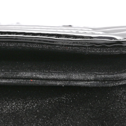 Chanel Patent Iridescent Calfskin Sequin Medium Boy Flap Bag Black 10 of 11