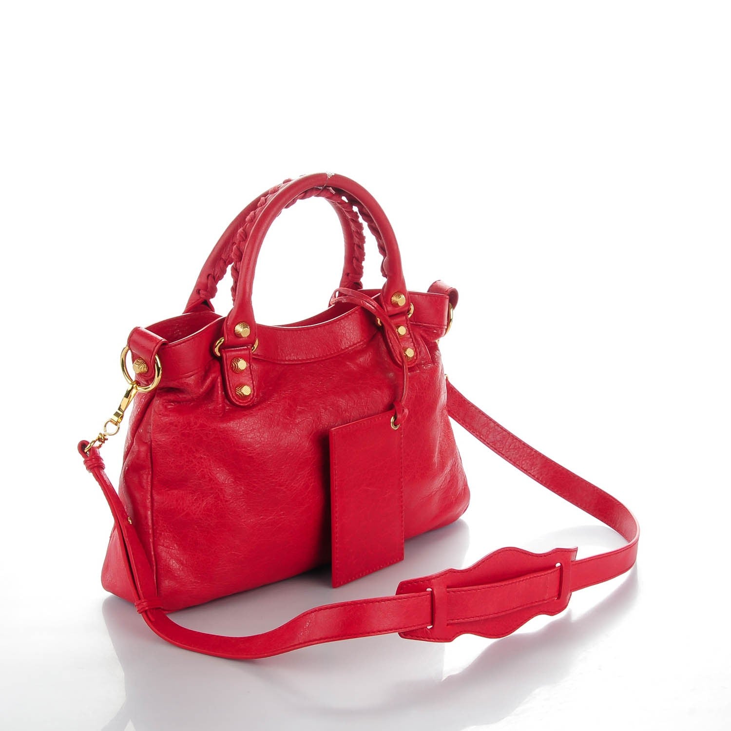 Balenciaga Agneau Giant 12 Gold Hardware Town Rouge Cardinal 3 of 7