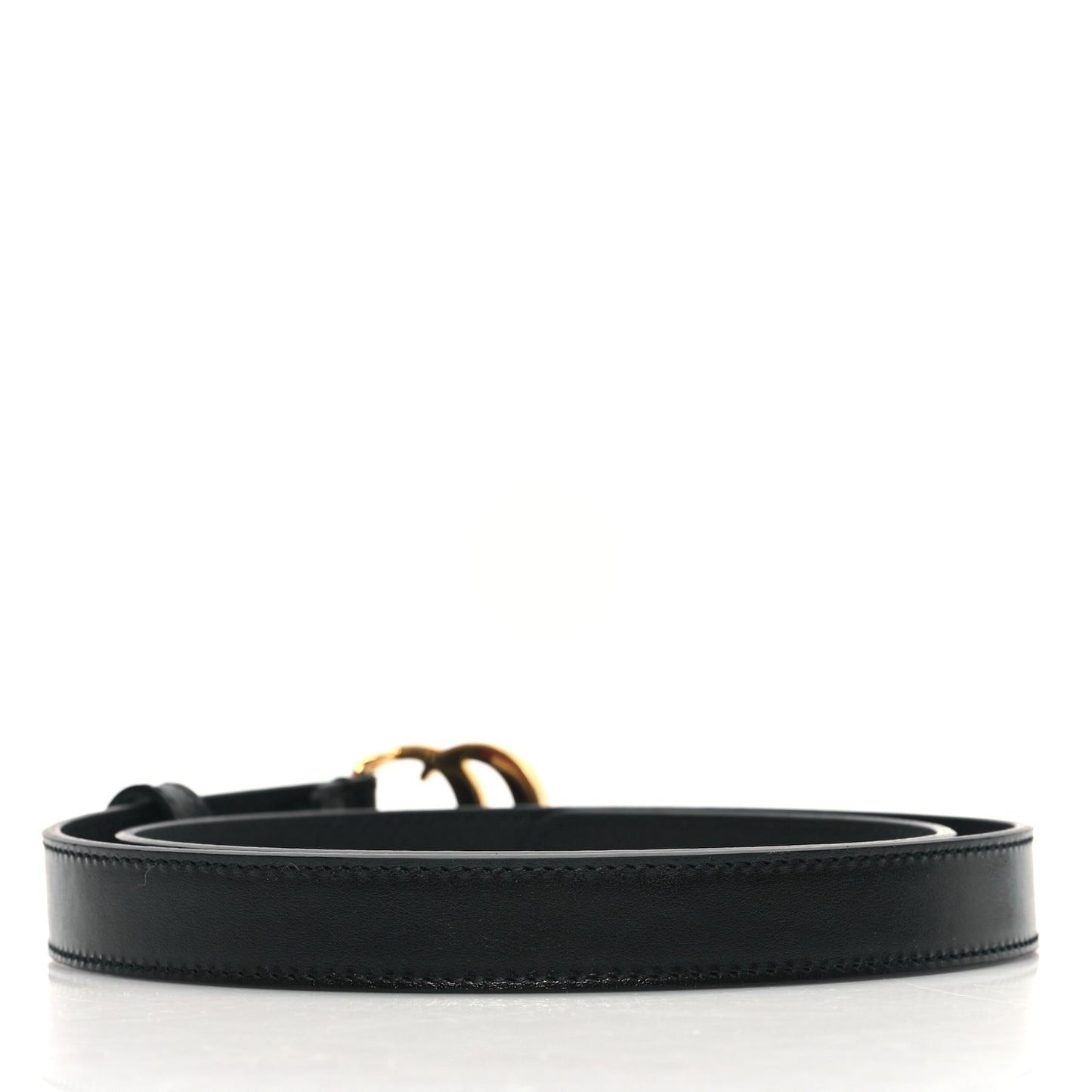 Calfskin Double G 20mm Belt 75 30 Black