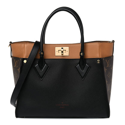 Louis Vuitton Calfskin Monogram On My Side Black 1 of 13